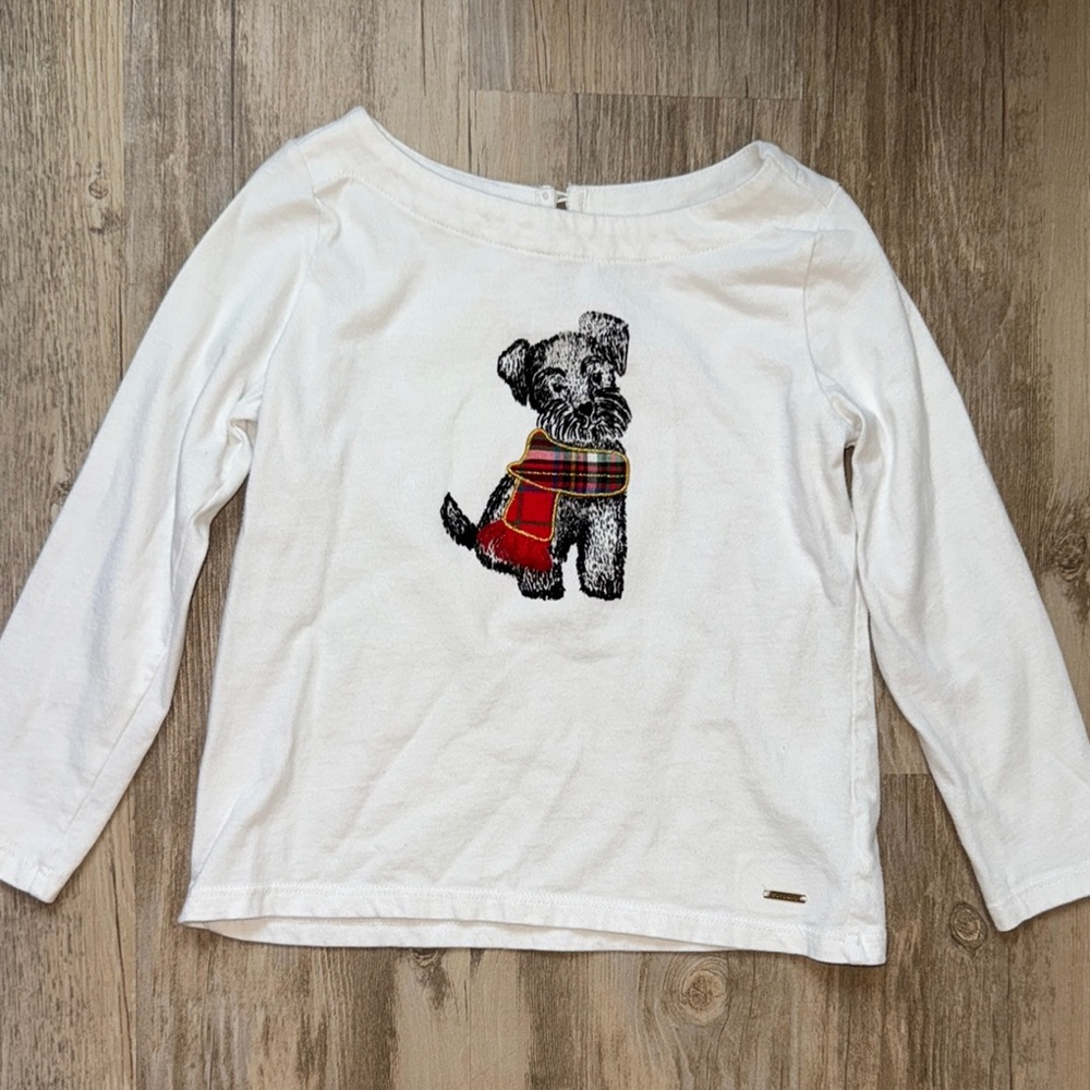 Crown & Ivy Toddler Long Sleeved Dog Top - Size 3T